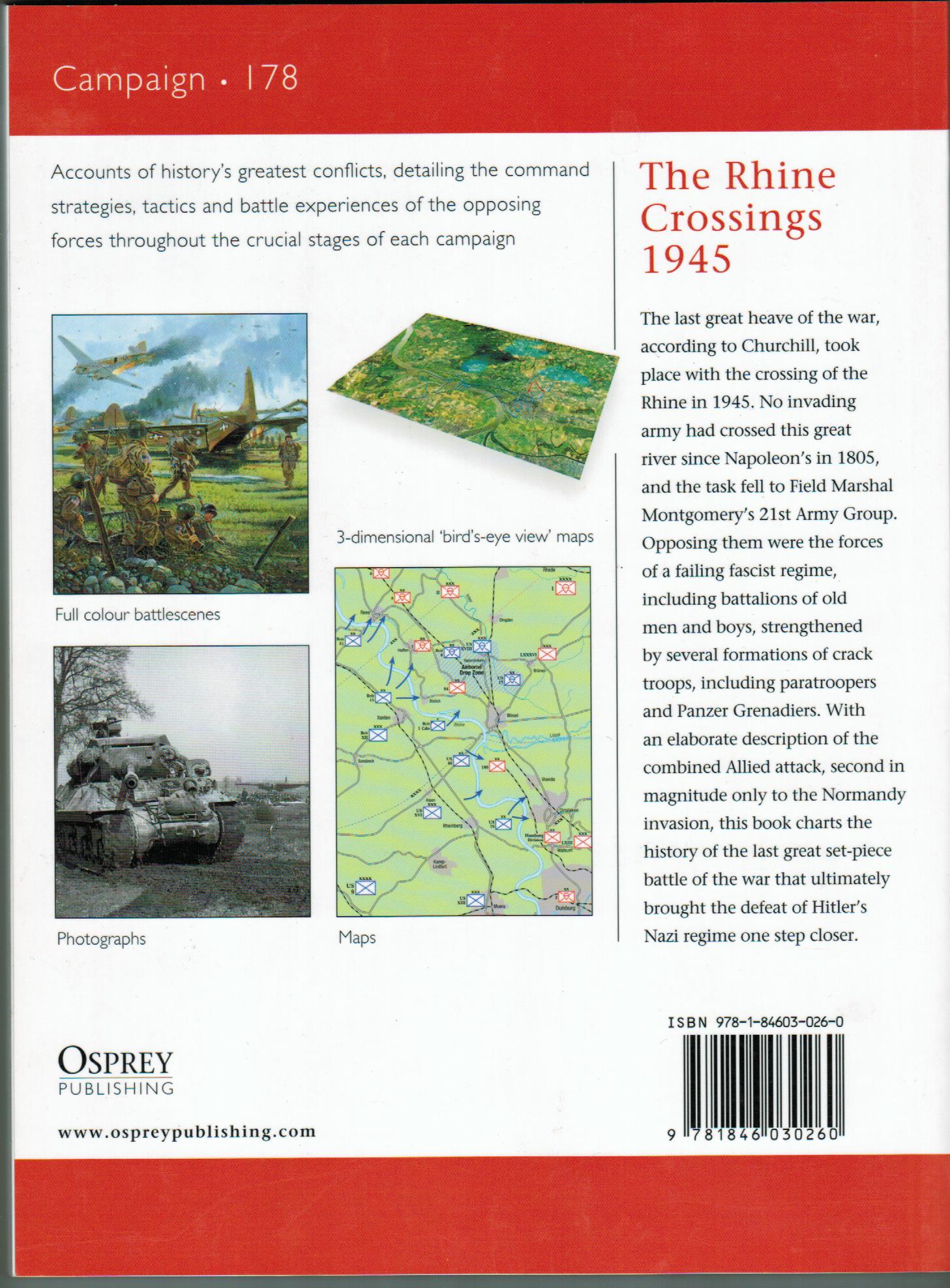 Osprey Campaign 178  The Rhine Crossings 1945 