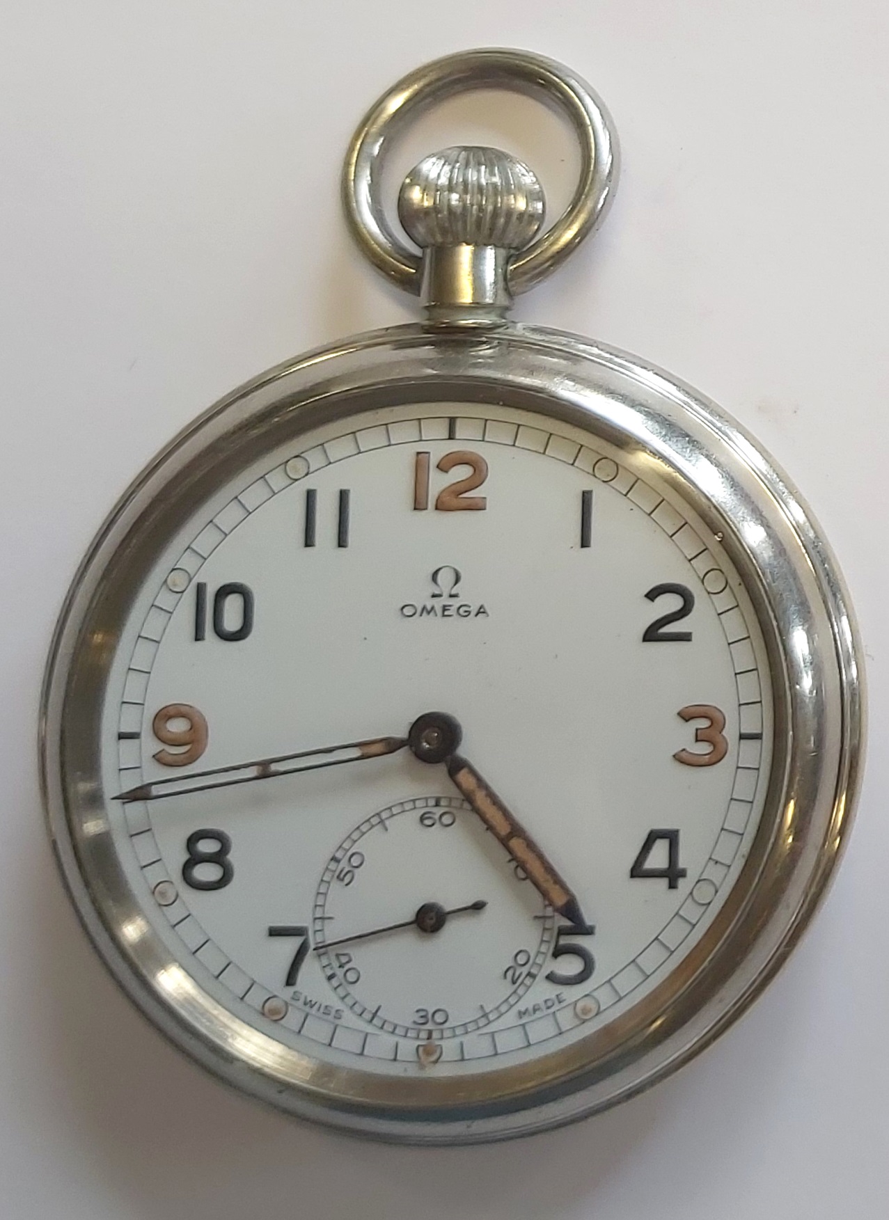 OMEGA MILITARY POCKET WATCH 1940 - WWII 